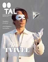 Omslag 00TAL nr 24-25: maskerad man som bollar med en pyramid