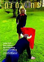 Omslag Provins nummer 3/04 - tjurfäktning mellan kvinna och man med horn