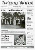 Omslag Grönköpings Veckoblad nr 2 2011