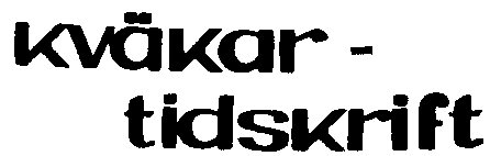 Kv�kartidskrift (Nedlagd) logga