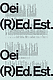 Omslag OEI nr 37-38, ljust blått med svart text: Oei (R)ed. Est.