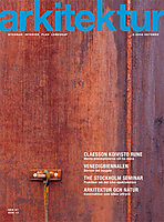 Omslagsbild Arkitektur 6/2008