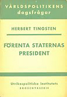 Omslag första numret av Världspolitikens Dagsfrågor