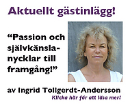Ingrid- Tollgerdt Andersson aktuell med boken "Duktig flicka - snara runt halsen eller v&auml;gen till framg&aring;ng" Fotograf: Lars Andersson