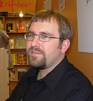 Dan Abelin, porträttbild från bokmässan