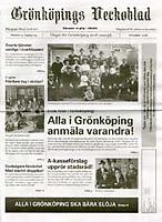 Omslag Grönköpings Veckoblad