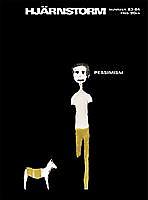 omslag Hjärnstorm nr 83-84, målad man med hund