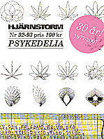 Omslag Hjärnstorm nr 92-93 med blad på