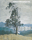 Ett ensamt träd mot en blek bakgrund, med höga hus