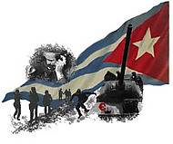 stridsvagn, människor, flagga