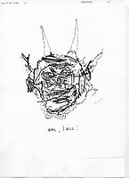 Tecknad djävul med horn och texten: Why, I will!