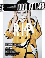 omslag Odd at Large nr 10: man med dödskallemask och texten RIP