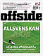 Omslag Offside nr 2/08, text Allsvenskan, plan med spelare