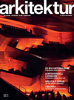 Omslagsbild Arkitektur nr 6 2009