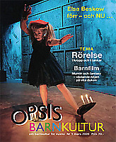 Omslag Opsis Barnkultur nr 1/09, tjej som dansar