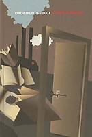 Omslag Ord&Bild nr 5/07: en öppen dörr, böcker och fabriker med rök i bakgrunden