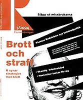 Omslag Pockettidningen R nr 3/04: Brott och straff