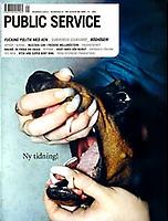 omslag Public Service med hundkäftar på fotografi
