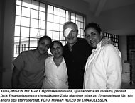 Glädje efter operationen, se text i slutet av artikeln