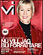 Omslag Tidningen Vi nr 1/08 med Margot Wallström och texten: Nu vill jag bli författare